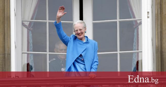 Кралицата на Дания Маргрете Втора ще отпразнува своя 80-ти рожден