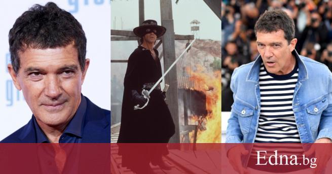 Антонио Бандерас с пълно име Хосе Антонио Домингес Бандерас е испански актьор продуцент