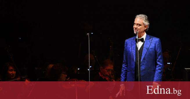 Италианският тенор Андреа Бочели изнесе солов Великденски концерт от празната