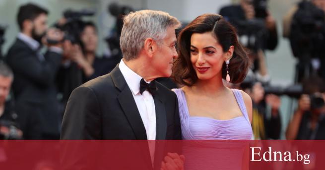 Джордж Клуни определено обича старомодната романтика а днес прекрасната му