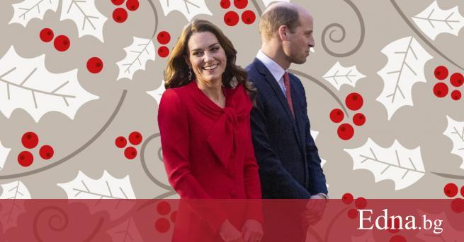 Кейт Мидълтън и съпругът ѝ принц Уилям присъстваха на коледната
