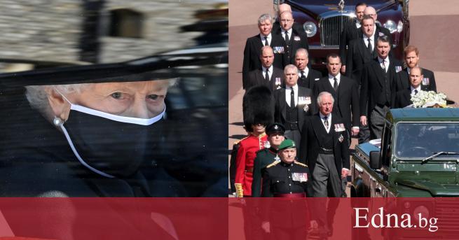 Погребалната служба в памет на принц Филип започна след минута
