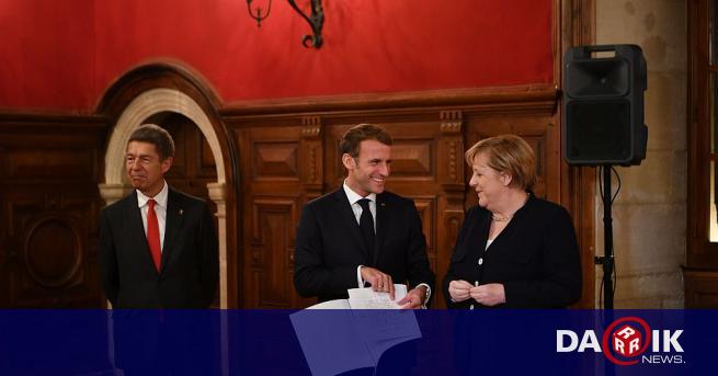 Френският президент Еманюел Макрон благодари на служебния канцлер на Германия