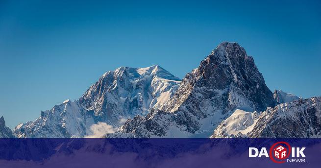 Монблан най високият връх в Западна Европа се е смалил