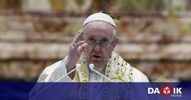 Папа Франциск изрази дълбоки съболезнования за загиналите при инцидента с