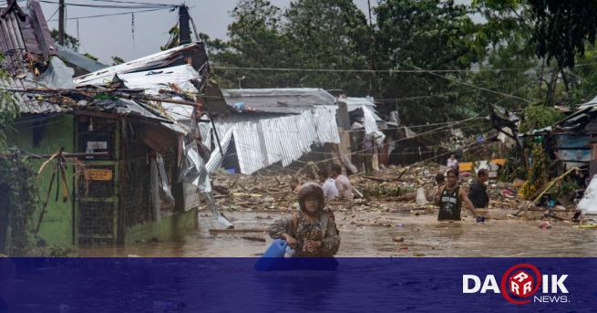 Най-малко 75 души са загинали във Филипините при преминаването на