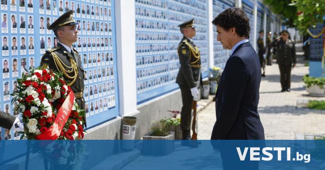 Канадският министър-председател Джъстин Трюдо е на изненадващо посещение в Киев