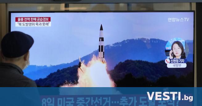 Северна Корея изстреля най малко 10 разнородни ракети днес От