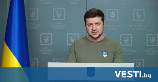 Във видеообръщение, разпространено в ранните часове в събота, украинският президент