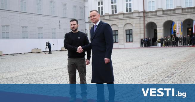 Държавният глава на Украйна Володимир Зеленски се срещна с полския