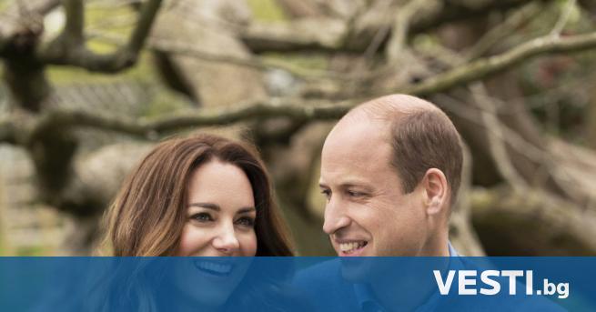 Б ританският принц Уилям и съпругата му Кейт херцози на