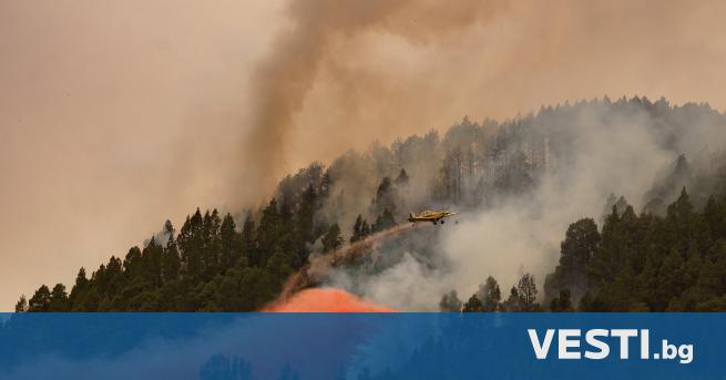 Продължава евакуацията на испанския остров Тенерифе тъй като противопожарните служби