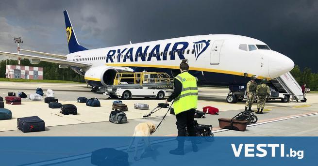 П ринудителното приземяване на самолет на ирландската компания Ryanair в