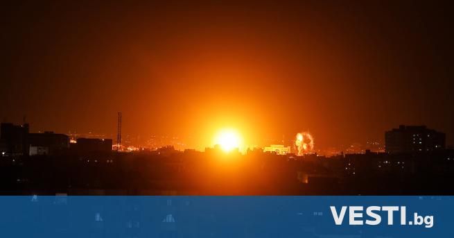 зраелската армия бомбардира тази сутрин обекти в ивицата Газа в