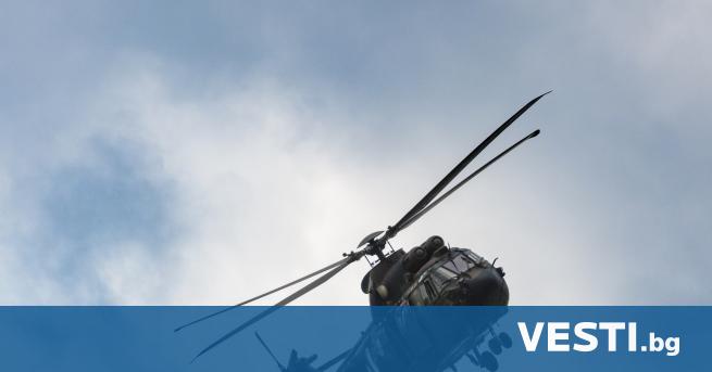 Военнослужещи и вертолет Кугър“ от ВВС се включиха днес в