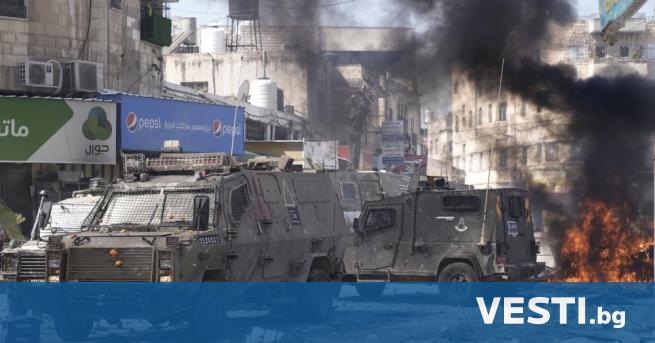 Всблъсъци с израелски войски в град Наблус на окупирания Западен