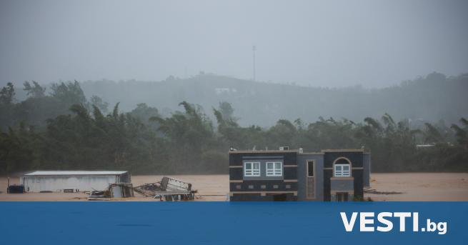 Ураганът Фиона удари югозападното крайбрежие на Пуерто Рико вчера предизвика