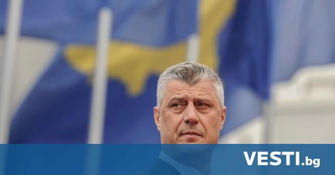 резидентът на Косово Хашим Тачи обяви че подава оставка след