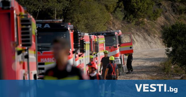 Над 600 пожарникари включително подкрепления от няколко европейски страни подпомагани