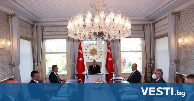 П резидентът на Турция Реджеп Ердоган прие делегация на Движението
