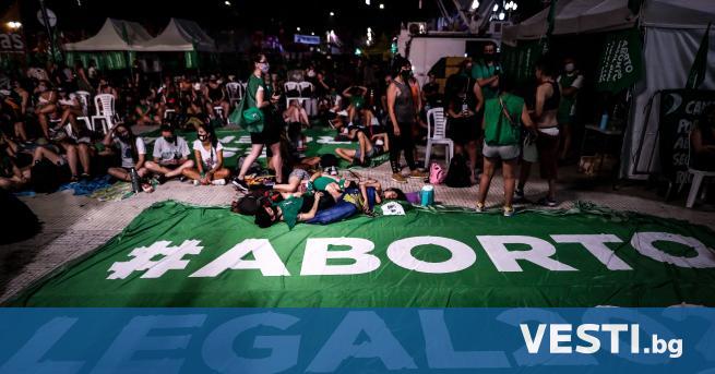 онгресът на Аржентина легализира абортите до 14 та седмица от бременността