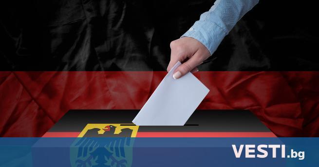 Г ерманската социалдемократическа партия ГСДП печели изборите за Бундестаг изпреварвайки