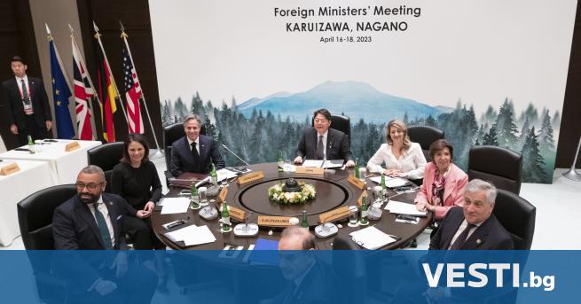 Външните министри от Г 7 отправиха днес строго предупреждение към