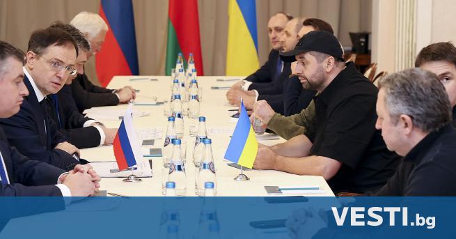 Преговорите между Украйна и Русия продължават вече няколко часа каза Михайло