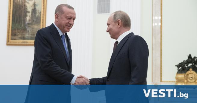 П резидентът на Русия Владимир Путин и турският държавен глава