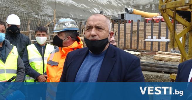 инистър председателят Бойко Борисов инспектира новата отсечка от Околовръстния път
