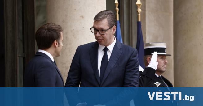 Сръбският президент Александър Вучич отхвърли след вчерашната среща с френския