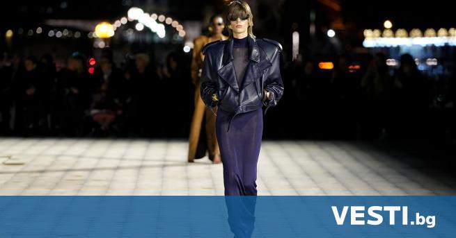 Френската модна къща Ив Сен Лоран организира дефиле на открит