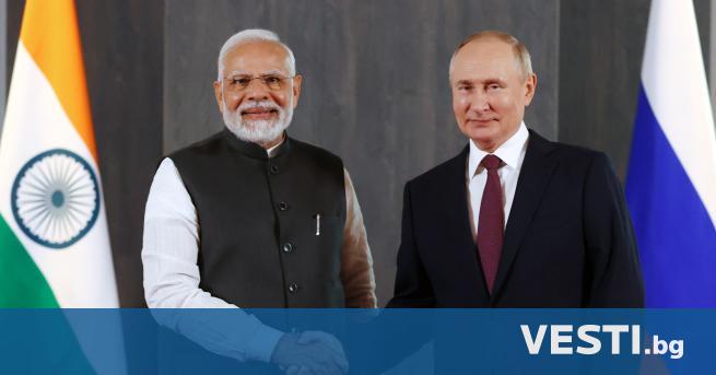 Руският президент Владимир Путин е разговарял по телефона с индийския