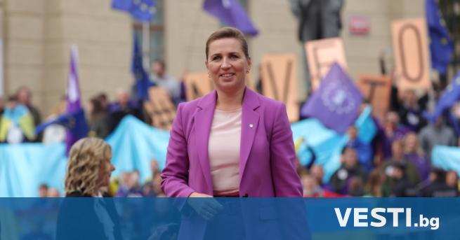 Датската министър-председателка Мете Фредериксен, чиято социалдемократическа партия спечели с малка преднина