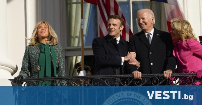 Президентът на САЩ Джо Байдън прие френския си колега Еманюел