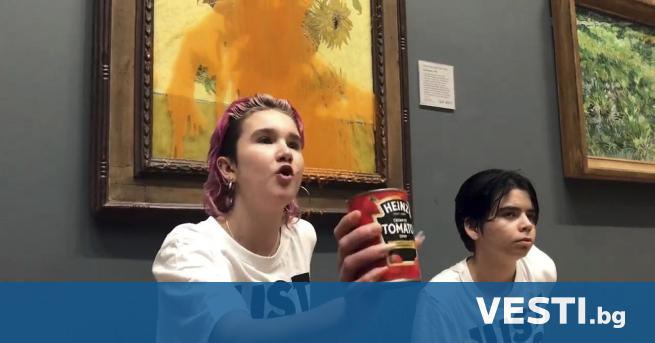 Климатични активисти заляха със супа Слънчогледите на Ван Гог съобщиха