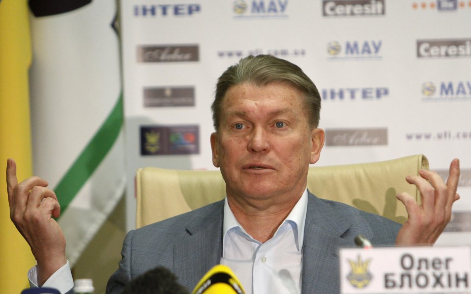 Олег Блохин подпись